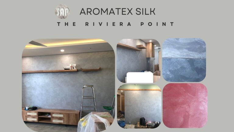Thi công sơn hiệu ứng vải lụa silk texture – SK015 The Riviera 0 (0)