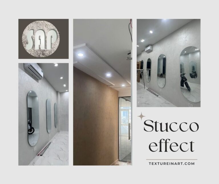 thi công sơn hiệu ứng bê tông stucco